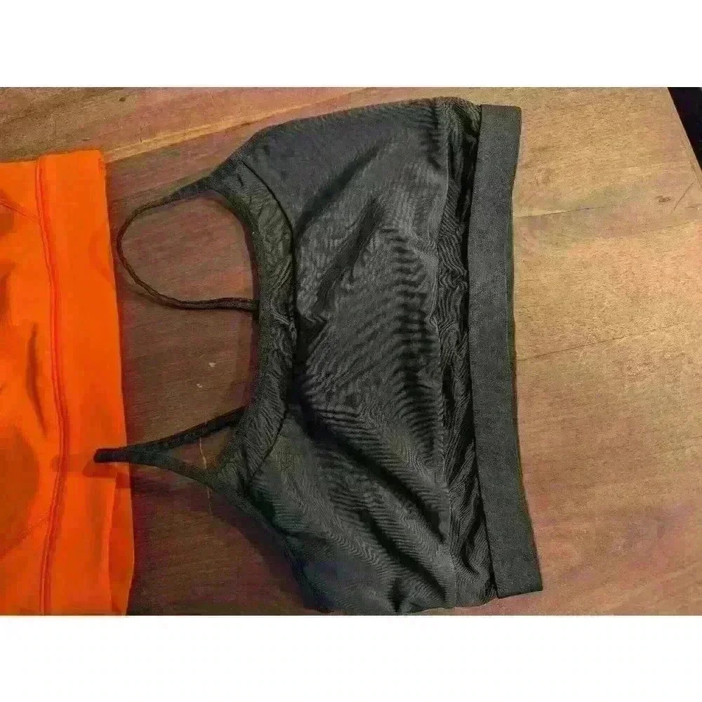 Women's Athleta Sports Bra XS Orange Purple and Victoria sport bra black small - Picture 5 of 8